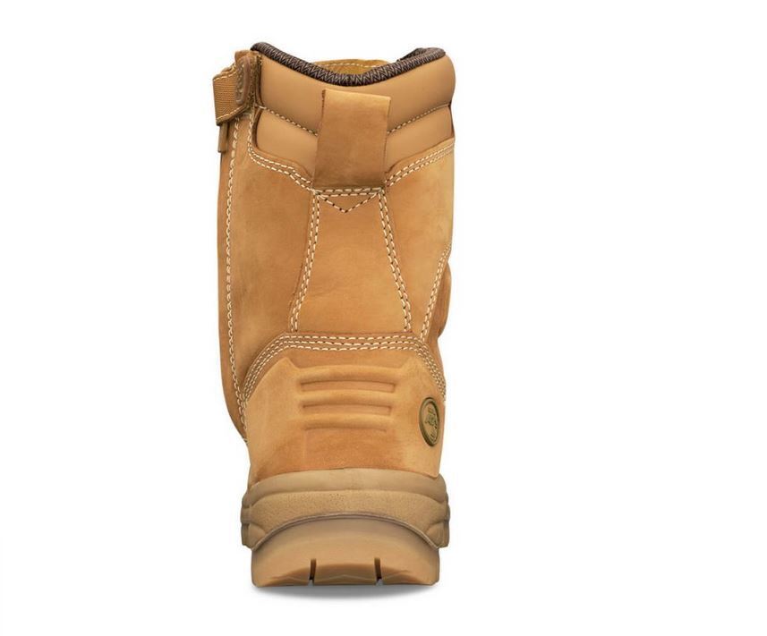 55-385 200MM HIGH LEG WHEAT ZIP SIDED BOOTS