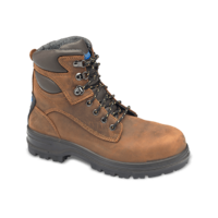 143 TPU CRAZY HORSE WATER RESISTANT LACE UP BOOTS