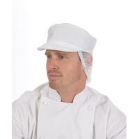 CAP WITH NET BACK WHITE