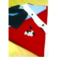 CHEF JACKET BUTTON STRIP - PAIR