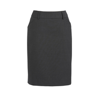 COMFORT WOOL STRETCH MULTI-PLEAT SKIRT