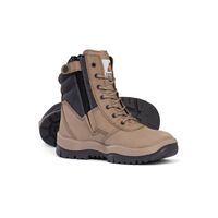 HIGH LEG ZIP SIDER BOOTS