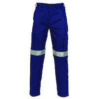 LIGHTWEIGHT COTTON CARGO PANTS WITH 3M R/TAPE