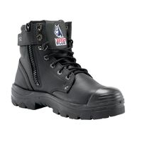 ARGYLE ZIP NITRILE BUMP BOOTS