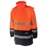 HIVIS FR & HRC2 D/N RAIN JACKET