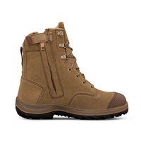 34-674P 190MM ZIP SIDE LACE-UP PP BOOTS