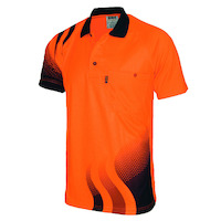 WAVE HIVIS SUBLIMATED POLO