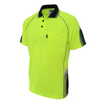 HI-VIS GALAXY SUBLIMATED POLO
