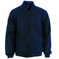 BLUEY JACKET WITH RIBBING COLLAR & CUFFS