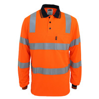 HIVIS BIOMOTION TAPPED POLO L/S