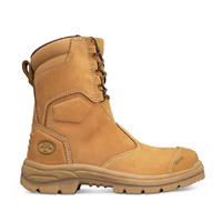 55-385 200MM HIGH LEG WHEAT ZIP SIDED BOOTS