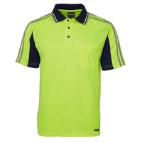 JB's HI VIS S/S ARM TAPE POLO