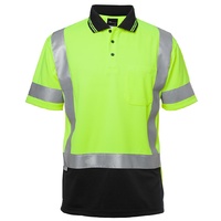 JB's HI VIS S/S (D+N) H PATTERN TRAD POLO