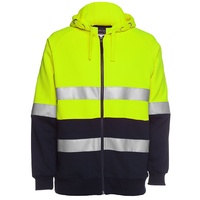JB's HI VIS (D+N) FULL ZIP FLEECY HOODIE