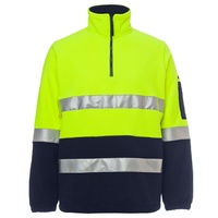 JB's HI VIS (D+N) 1/2 ZIP POLAR FLEECE