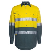 JB's HI VIS (D+N) L/S 150G WORK SHIRT