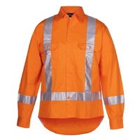 JB's HI VIS (D+N) L/S 150G TTMC-W TAPE SHIRT