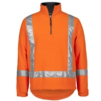 JB's HI VIS (D+N) 370G TTMC-W 1/2 ZIP POLAR FLEECE