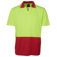 JB's HI VIS S/S NON BUTTON POLO