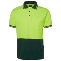 JB's HI VIS S/S COTTON BACK POLO