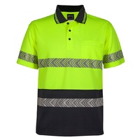 JB's HI VIS S/S SEGMENTED TAPE POLO