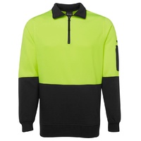 JB's HI VIS 1/2 ZIP FLEECY