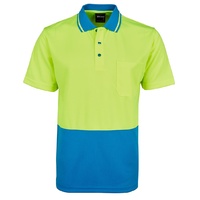 JB's HI VIS NON CUFF TRADITIONAL POLO