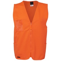 JB's HI VIS ZIP SAFETY VEST