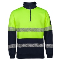 JB's HI VIS 1/2 ZIP SEGMENTED TAPE FLEECY