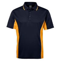 PODIUM CONTRAST POLO NAVY/GOLD - SIZE 4XL