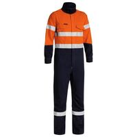 TENCATE TECASAFE PLUS TAPED TWO TONE HI VIS ENGINEERED FR VENTED COVERALL