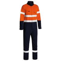 TENCATE TECASAFE PLUS 580 TAPED HI VIS LIGHTWEIGHT FR NON VENTED ENGINEERED COVERALL