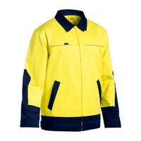 HI VIS DRILL JACKET WITH LIQUID REPELLENT FINISH