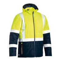 TAPED HI VIS PUFFER JACKET (SHOWER PROOF)