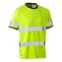 TAPED HI VIS POLYESTER MESH T-SHIRT SHORT SLEEVE