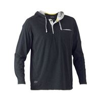 FLEX & MOVE COTTON HOODIE TEE LONG SLEEVE