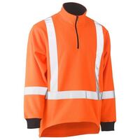 TAPED TTMC-W HI VIS POLAR FLEECE JUMPER WITH X BACK