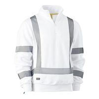 HI VIS TAPED NIGHT FLEECE ZIP PULLOVER