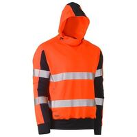 TAPED HI VIS STRETCHY FLEECE HOODIE