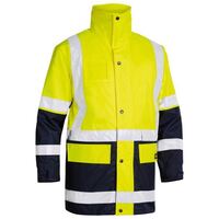 TAPED HI VIS 5 IN 1 RAIN JACKET