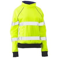 WOMENS TAPED HI VIS FLEECE JUMPER