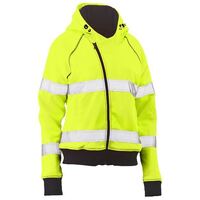 WOMENS TAPED HI VIS FLEECE HOODIE