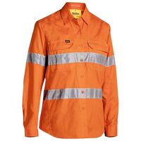 WOMENS 3M TAPED X AIRFLOW RIPSTOP HI VIS SHIRT LONG SLEEVE