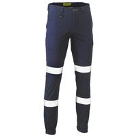 TAPED BIOMOTION STRETCH COTTON DRILL CARGO PANTS