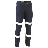FLEX AND MOVE TAPED STRETCH CARGO CUFFED PANTS