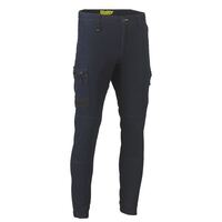 FLEX AND MOVE STRETCH DENIM CARGO CUFFED PANTS