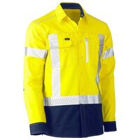 FLEX & MOVE X TAPED HI VIS UTILITY SHIRT LONG SLEEVE