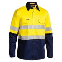 3M TAPED HI VIS INDUSTRIAL COOL VENTED SHIRT LONG SLEEVE