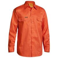 COOL LIGHTWEIGHT HI VIS DRILL SHIRT LONG SLEEVE