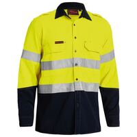 TENCATE TECASAFE PLUS 700 TAPED HI VIS FR VENTED SHIRT LONG SLEEVE